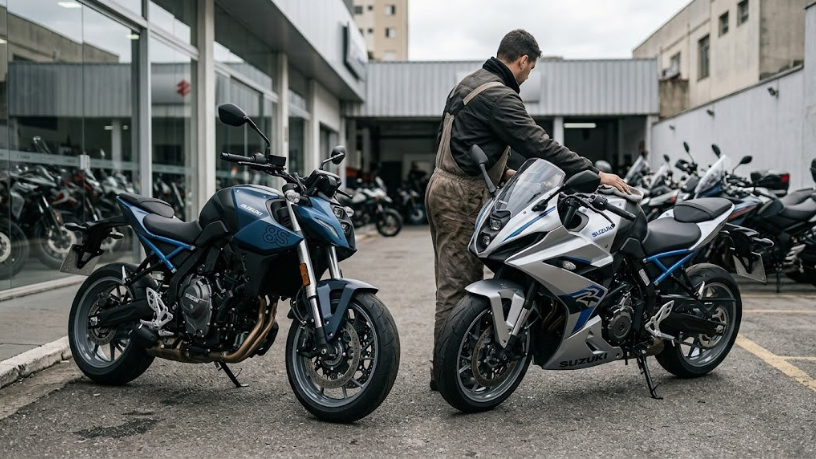 Suzuki GSX-8R e GSX-8S ganham novas cores em 2026: o que muda para quem pretende comprar a naked ou a esportiva