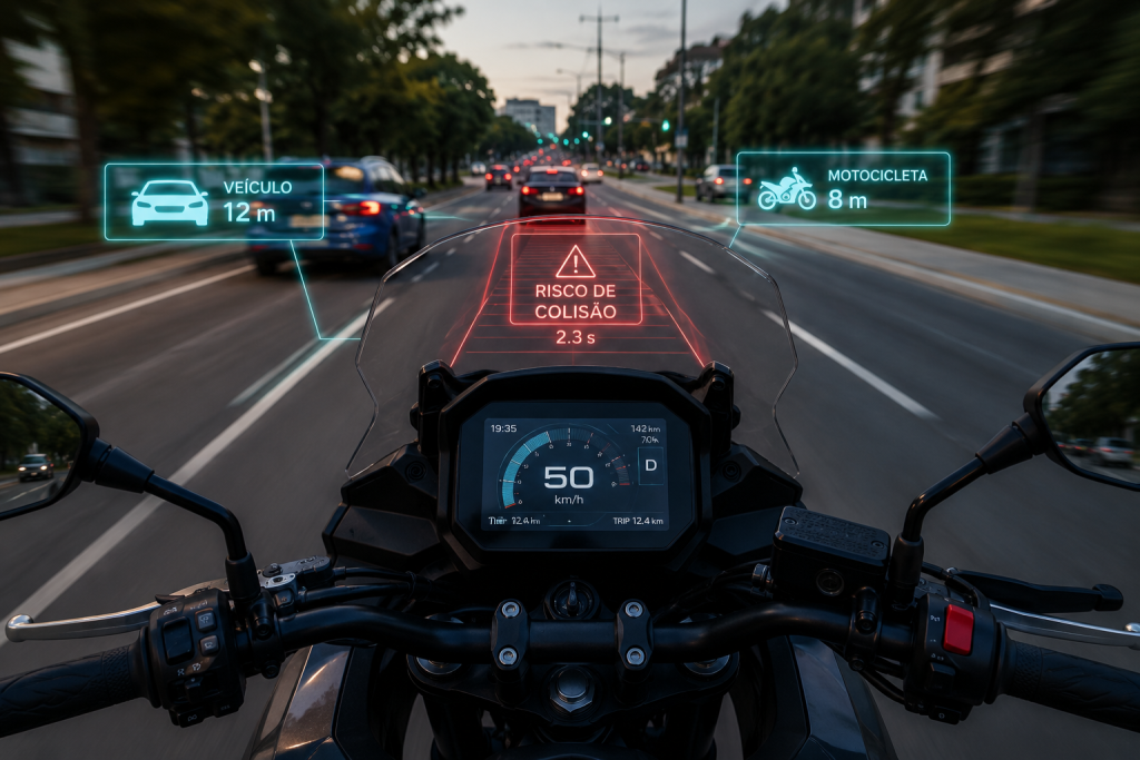 Pesquisa apresenta IA capaz de avaliar risco de colisão de motociclistas em tempo real
