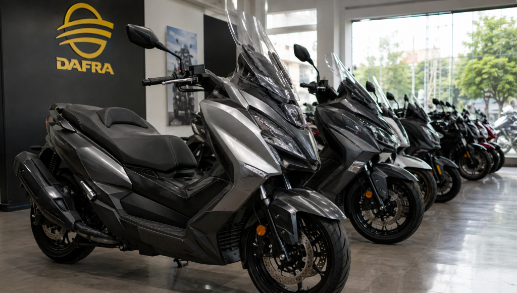 Dafra amplia aposta em scooters de 400 cc e prepara chegada da Benda ao Brasil